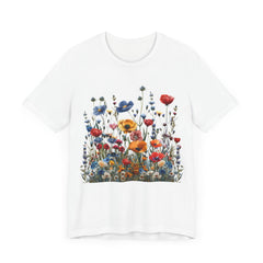 Wildflower Whimsy Botanical Beauty T-Shirt for Nature Lovers