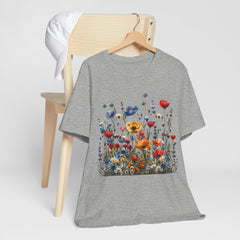 Wildflower Whimsy Botanical Beauty T-Shirt for Nature Lovers