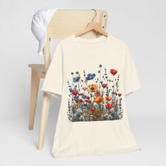 Wildflower Whimsy Botanical Beauty T-Shirt for Nature Lovers