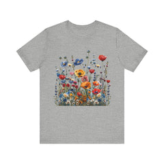 Wildflower Whimsy Botanical Beauty T-Shirt for Nature Lovers