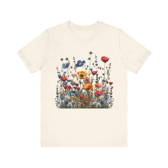 Wildflower Whimsy Botanical Beauty T-Shirt for Nature Lovers