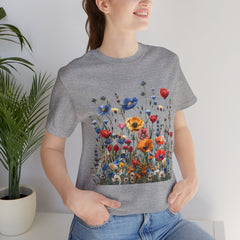 Wildflower Whimsy Botanical Beauty T-Shirt for Nature Lovers