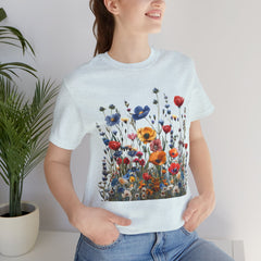 Wildflower Whimsy Botanical Beauty T-Shirt for Nature Lovers