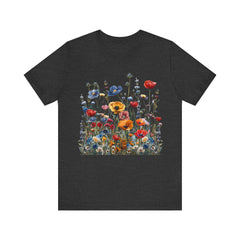 Wildflower Whimsy Botanical Beauty T-Shirt for Nature Lovers