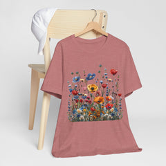 Wildflower Whimsy Botanical Beauty T-Shirt for Nature Lovers