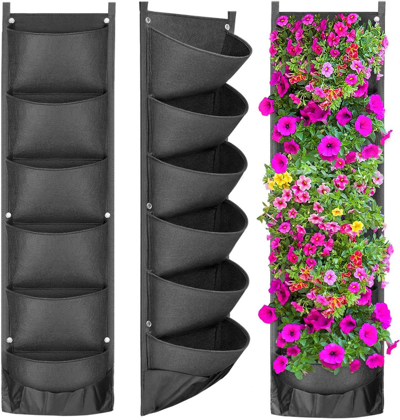 Vertical Hanging Garden Flower Pots 4, 6 or 9 Pocket